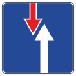 Дорожный знак 2.7 «Преимущество перед встречным движением» (металл 0,8 мм, III типоразмер: сторона 900 мм, С/О пленка: тип Б высокоинтенсив.)